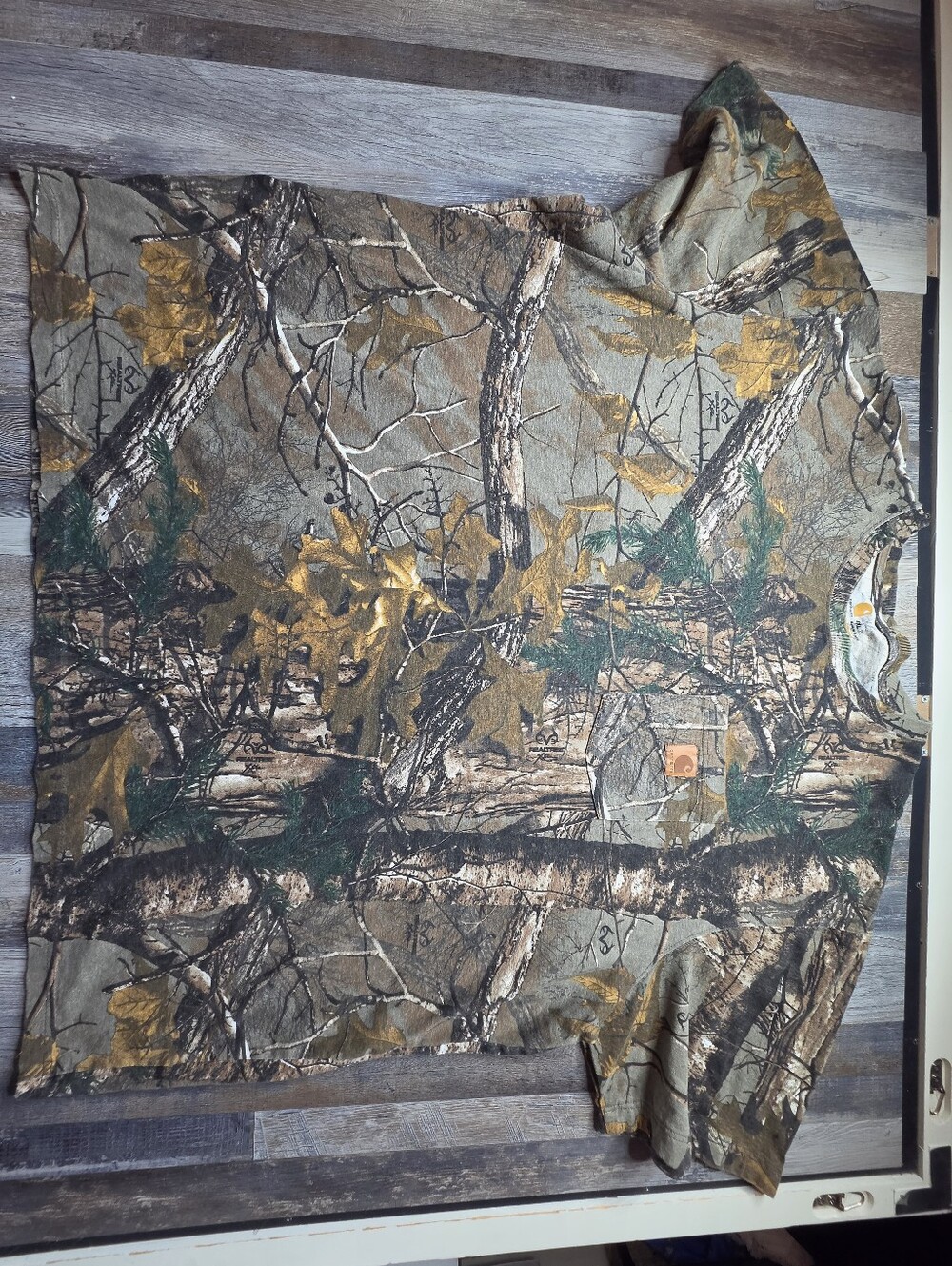 Carhartt 4XL Men's Camo Realtree Print Tshirt Original Fit